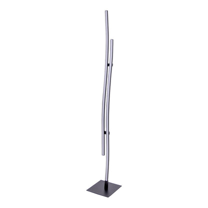 LED Vloerlamp Onda Zwart - 130 cm