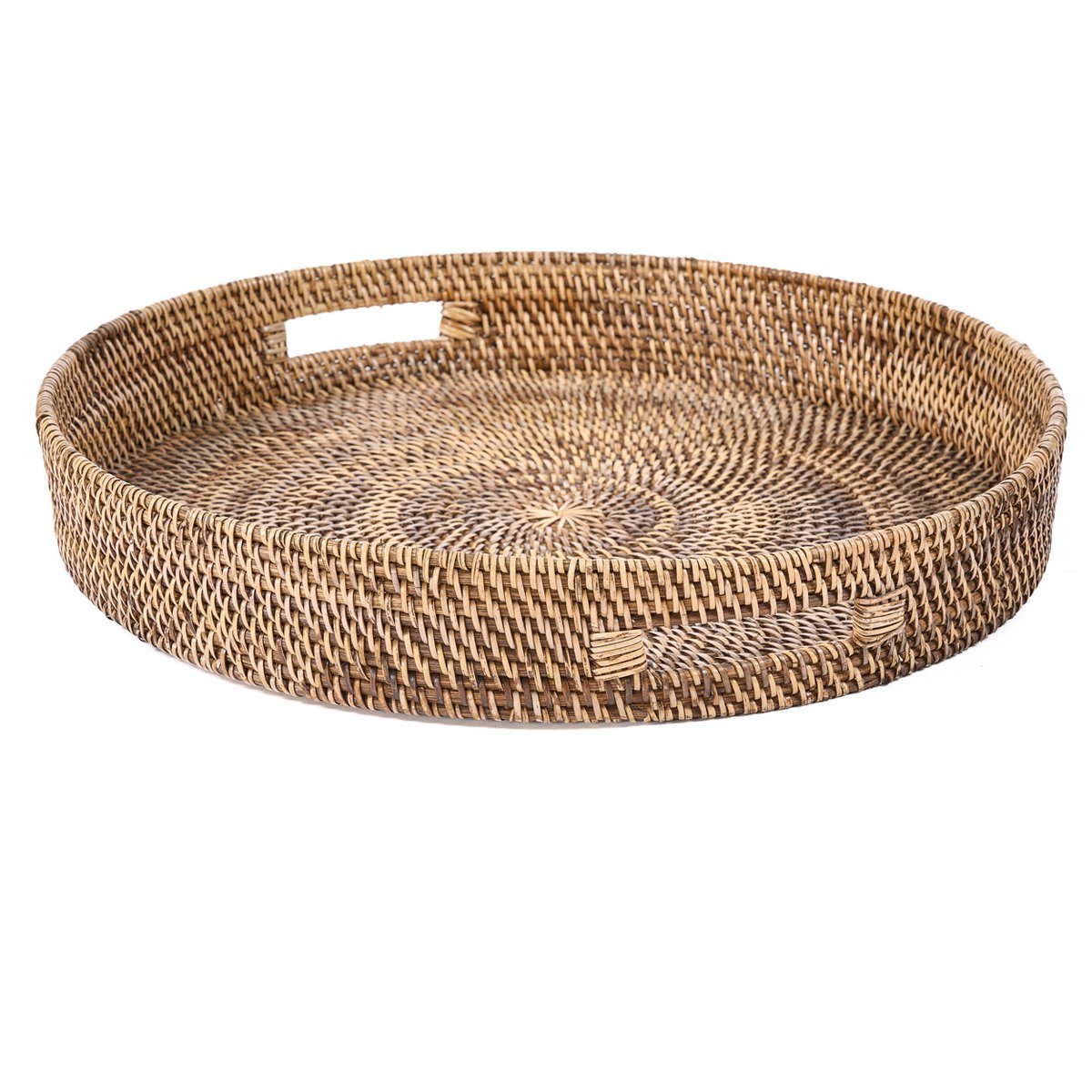 Rotan dienblad Carry-all natuurlijk bruin - L - OutHome