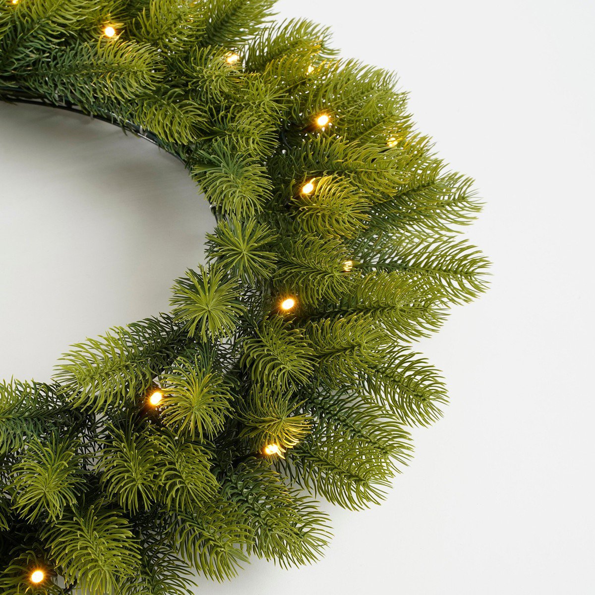 Kerstkrans Nigata Verlicht Groen - Ø 60 cm