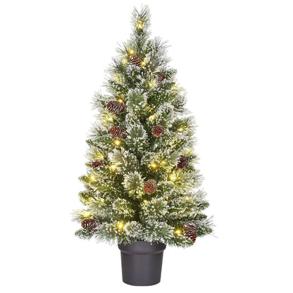 Kunstkerstboom Vandans Verlicht Groen - 90 cm