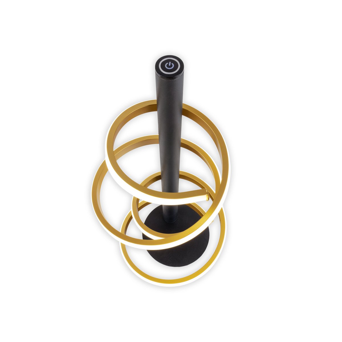 LED Tafellamp Belleza Zwart/Goud - 50 cm