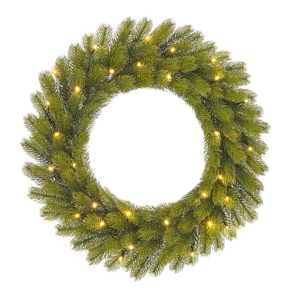 Kerstkrans Nagoya Verlicht Groen - Ø 60 cm