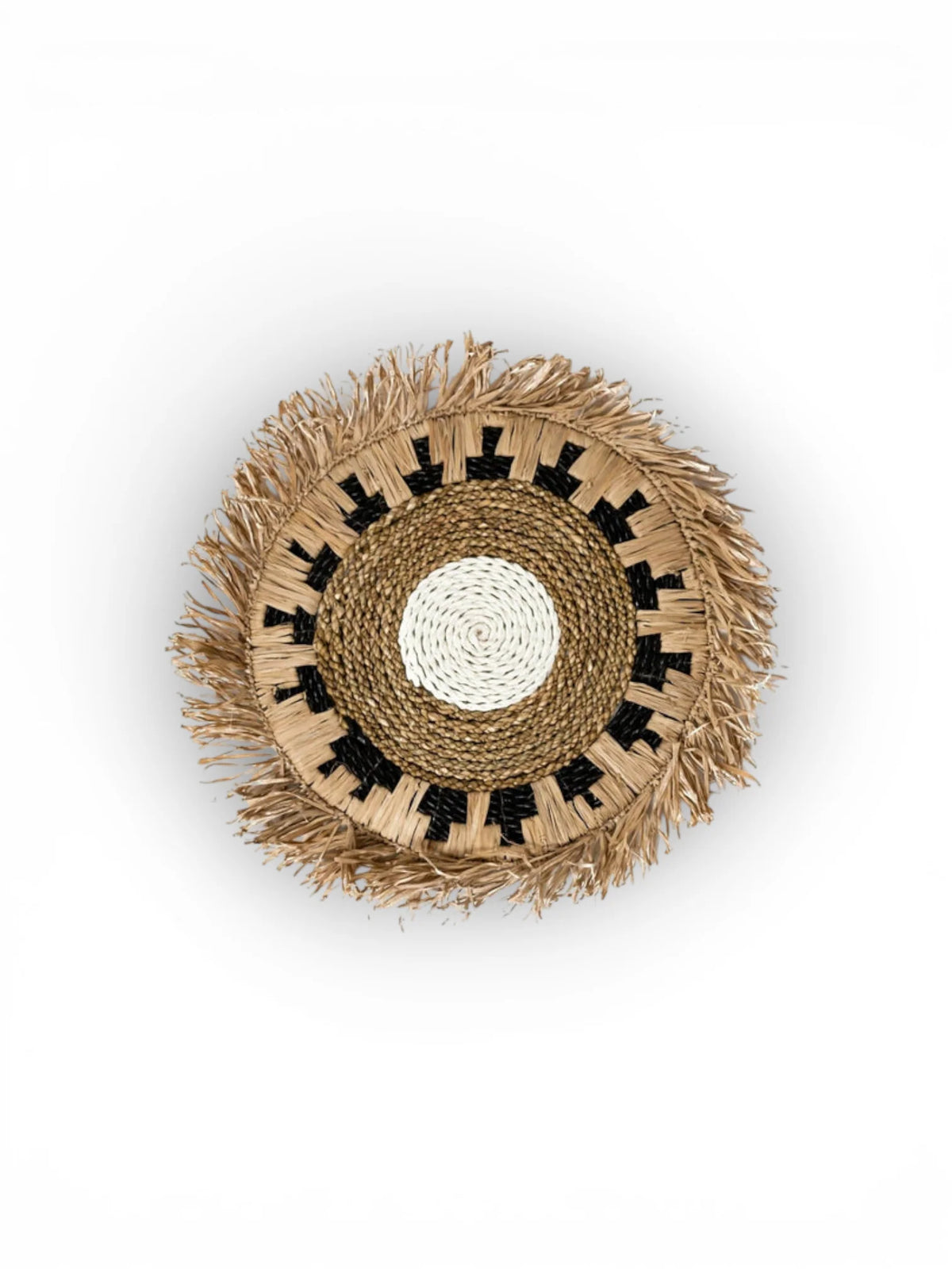 Placemat Pagu Raffia Franjes - 45 cm (Set)