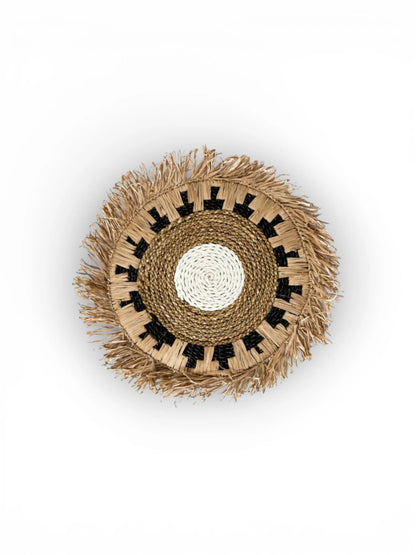 Placemat Pagu Raffia Franjes - 45 cm (Set)