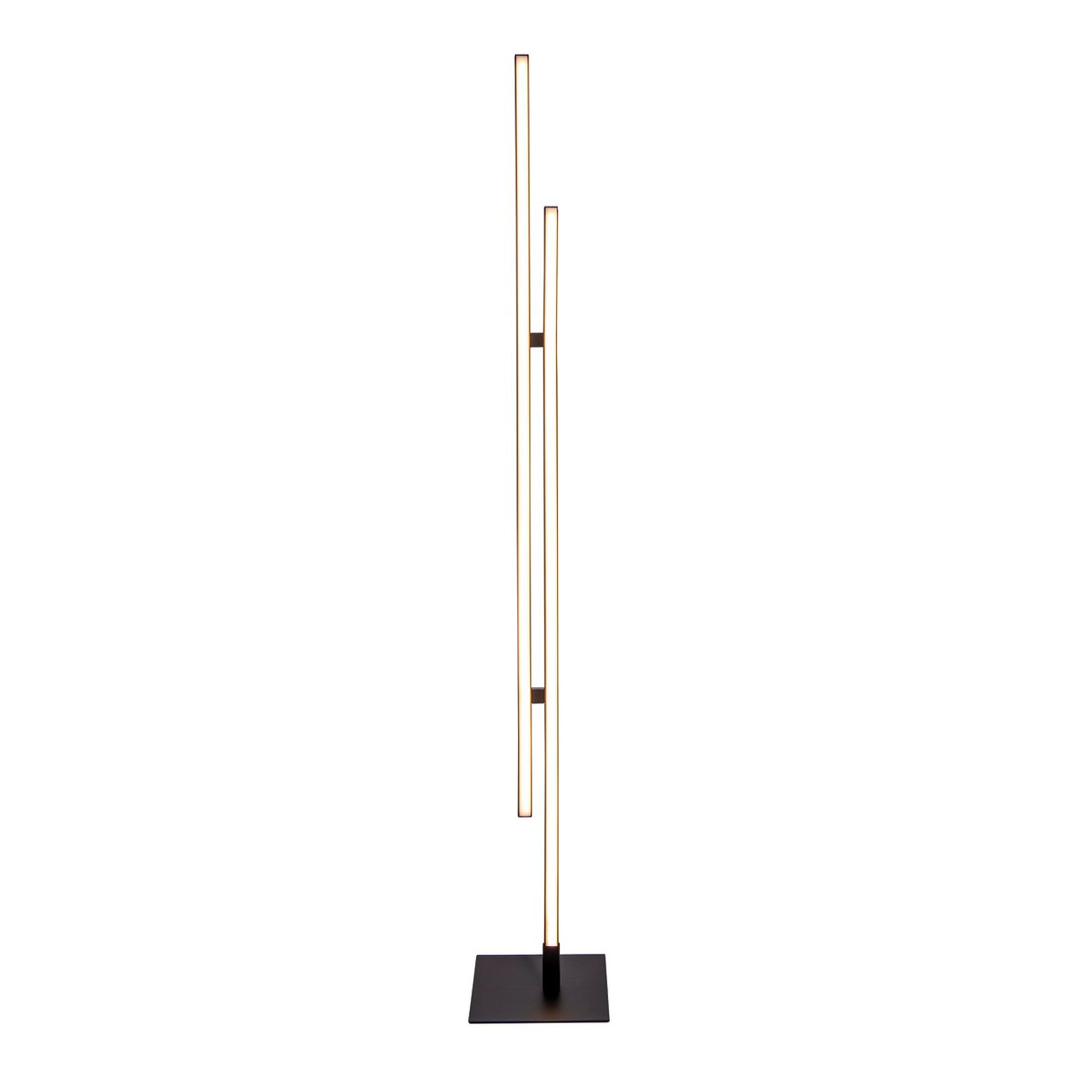 LED Vloerlamp Onda Zwart - 130 cm