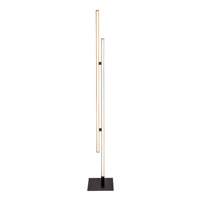 LED Vloerlamp Onda Zwart - 130 cm