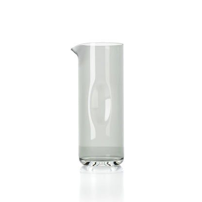 Glazen karaf Grip rookgrijs