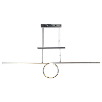 Led in ruil daarvoor hanglamp "looplijn" 130 cm lang, met geïntegreerde LED, gemaakt van metaal en plastic - OutHome