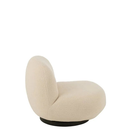 Draaifauteuil Teddy Crème - OutHome