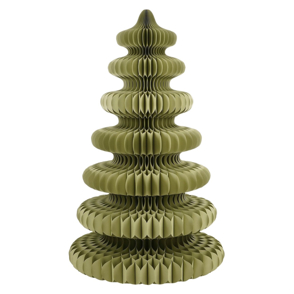 Decoratieve Kerstboom Papier Groen - 212 cm