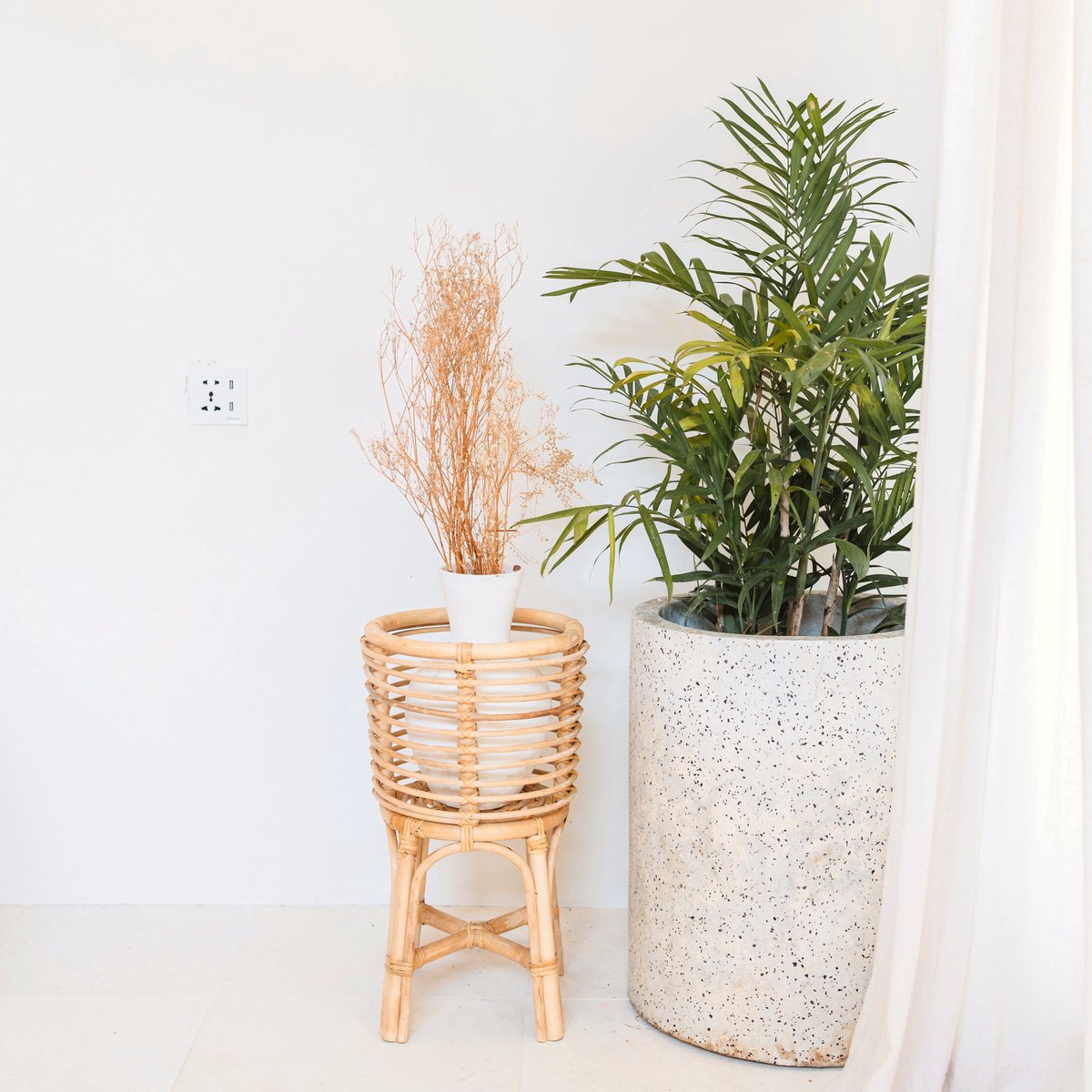 Plantenstandaard Akara Rotan Rond - Ø 20 cm