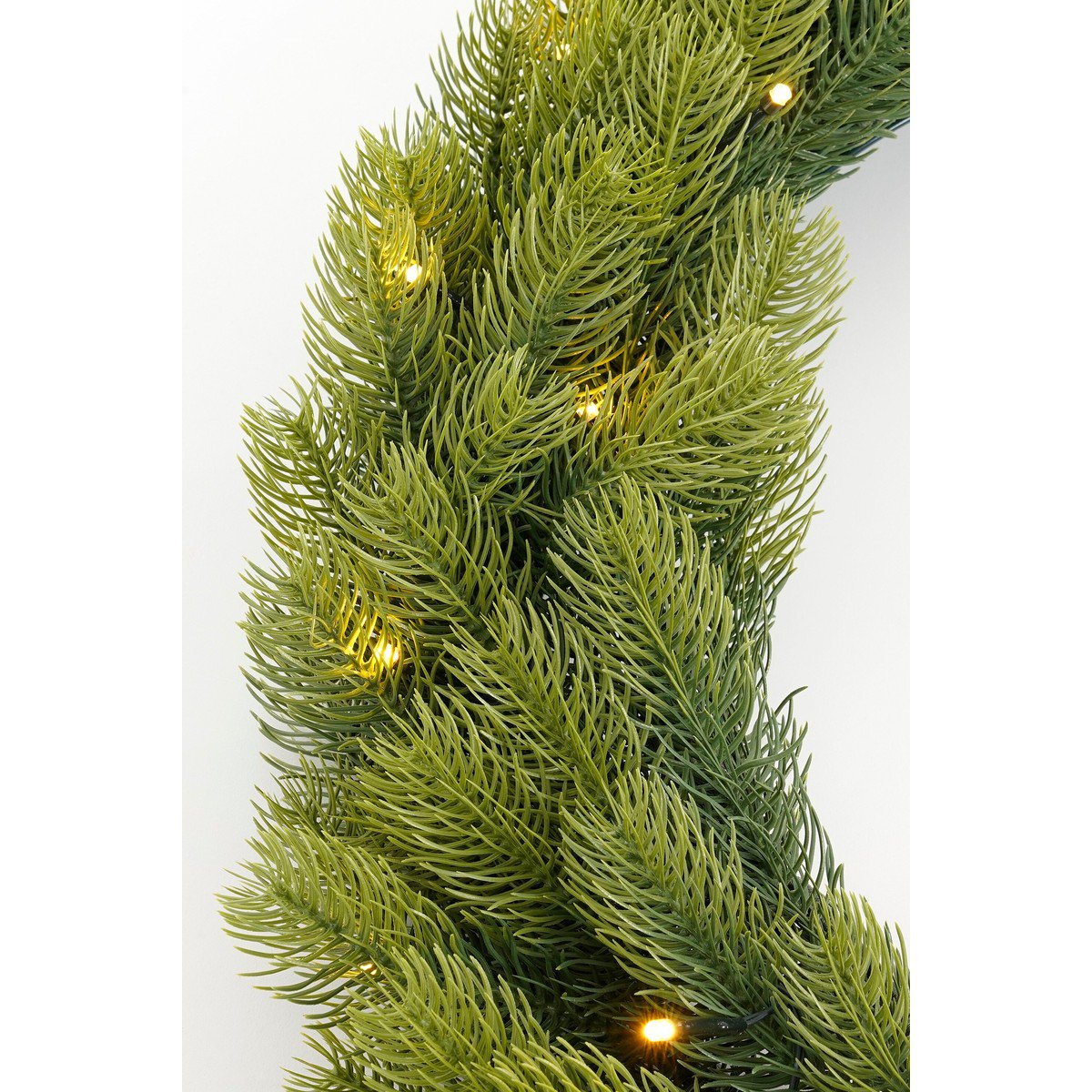 Kerstkrans Nagoya Verlicht Groen - Ø 45 cm