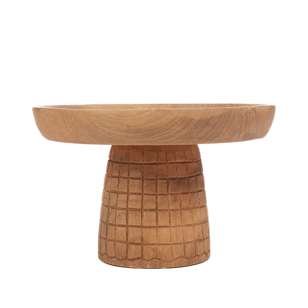 Rattan taartschotel Kotak-kotak naturel - OutHome
