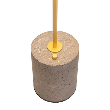 Acculamp Seta Grijs Metaal/Beton - 30 cm