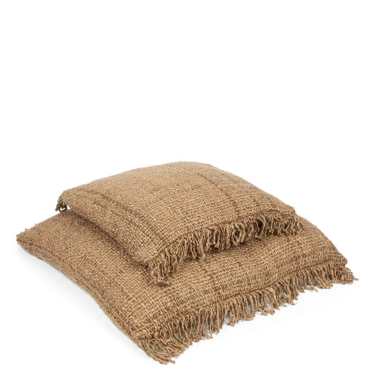 Katoenen kussenhoes bruin - 60 cm