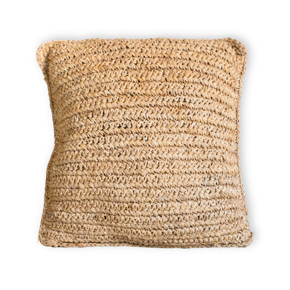 Sierkussen Jiwa Raffia Beige - 40x40 cm