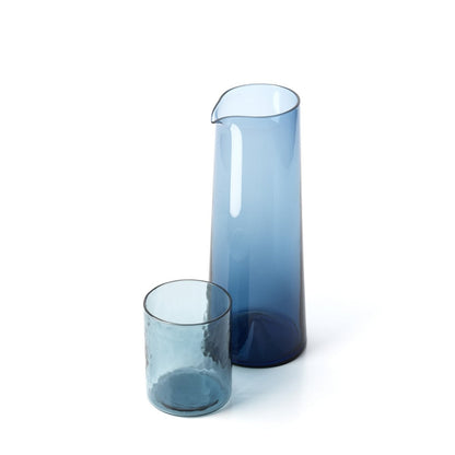 Glazen karaf Azure blauw