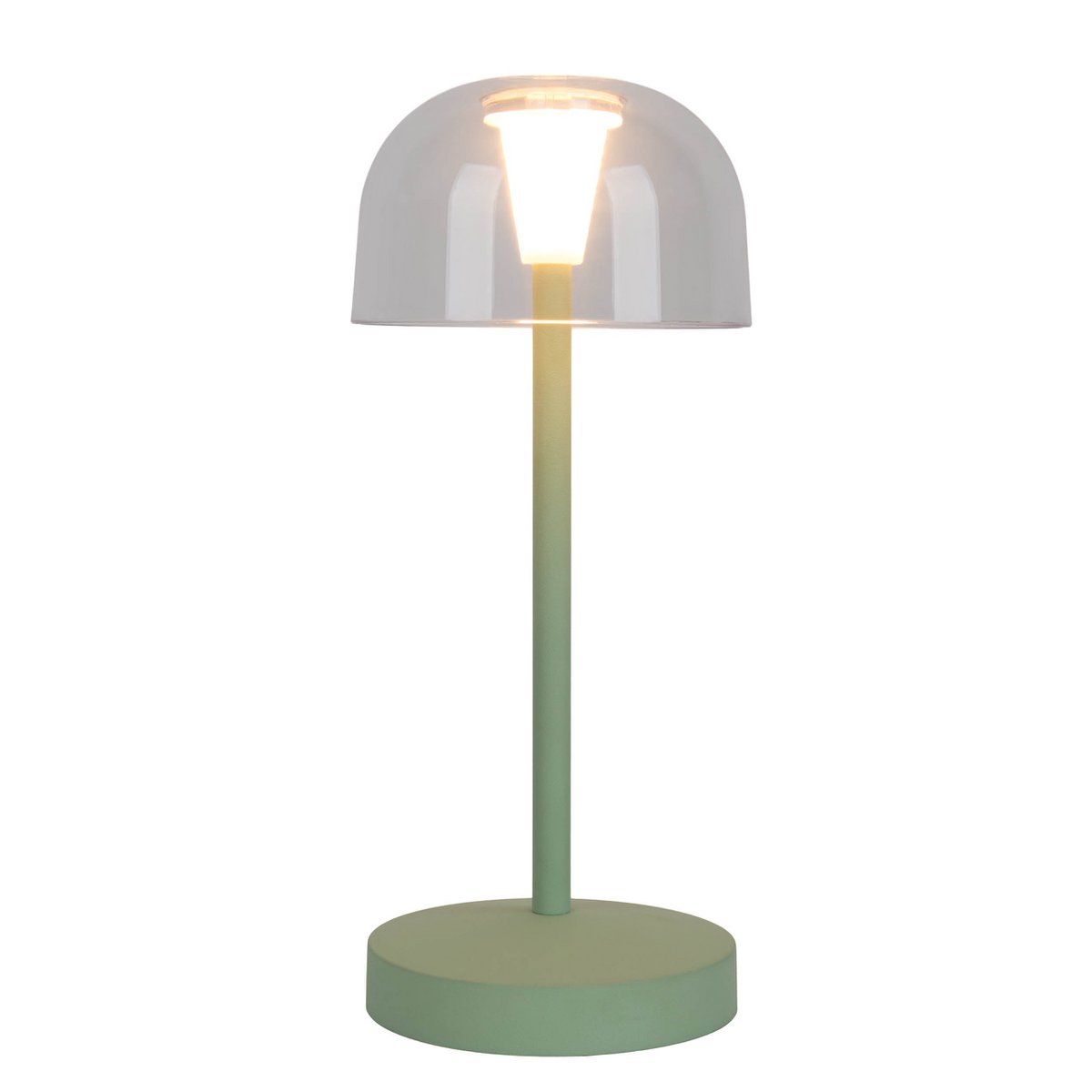 LED Acculamp Gomba Mint (Set van 2) - 18,5 cm