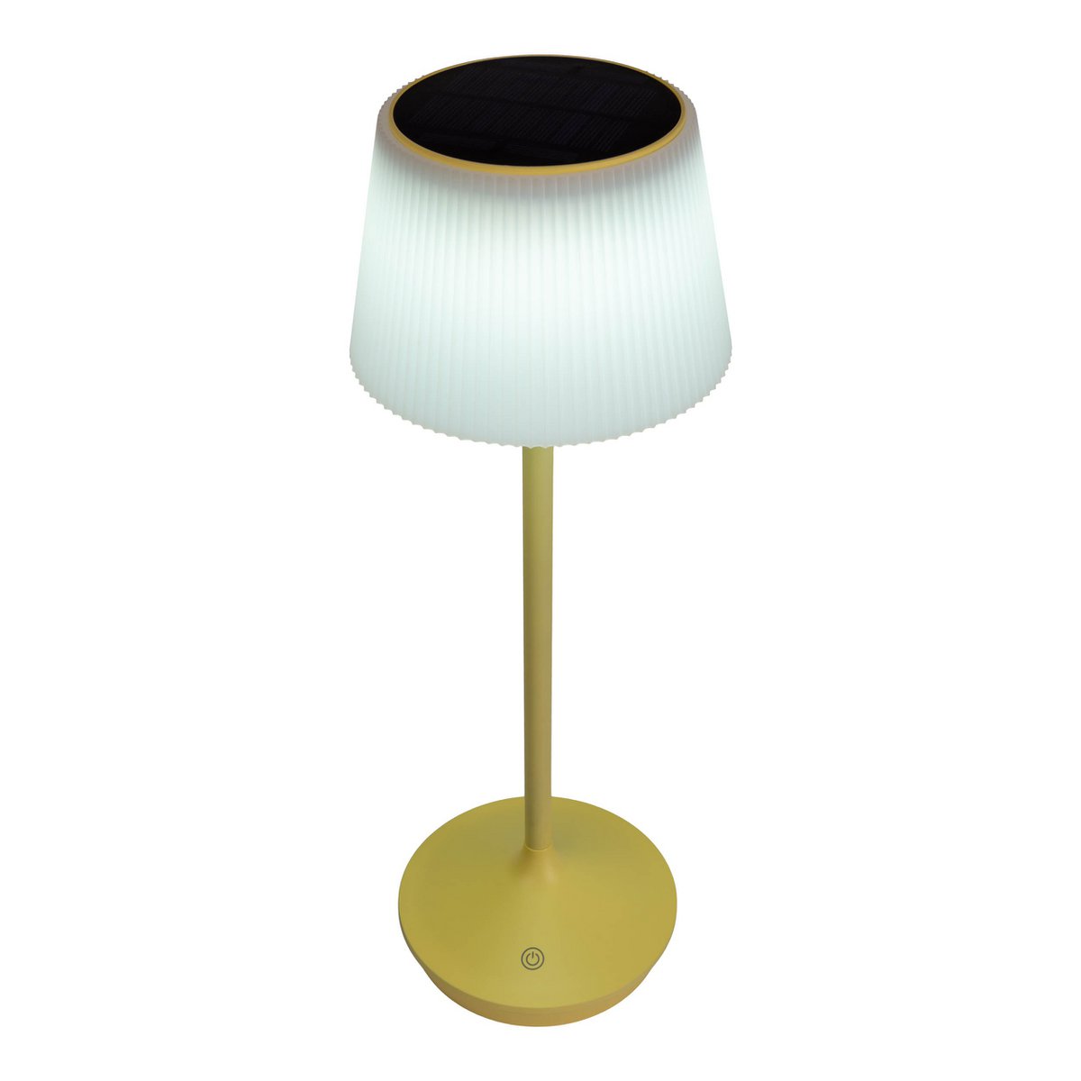 Solar Tafellamp Emmi Geel/Wit - 38 cm (Dimbaar)