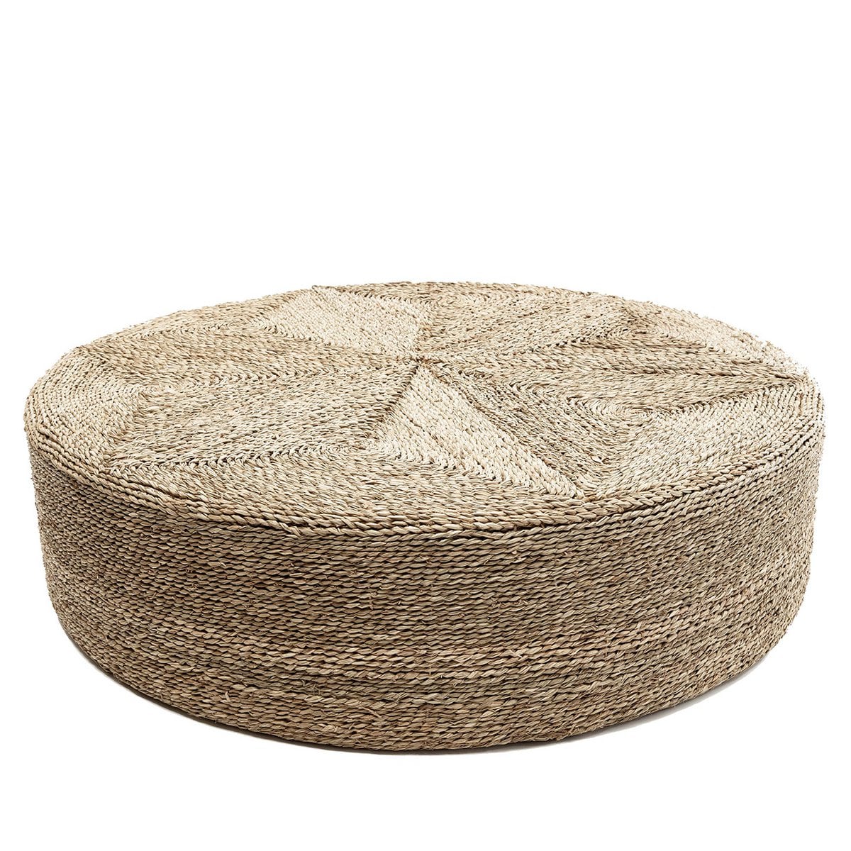 Zeegras poef XL naturel 100 cm