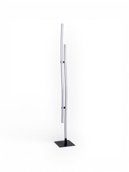 LED Vloerlamp Onda Zwart - 130 cm