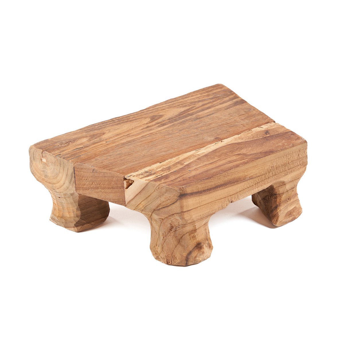 Teakhouten dienblad naturel