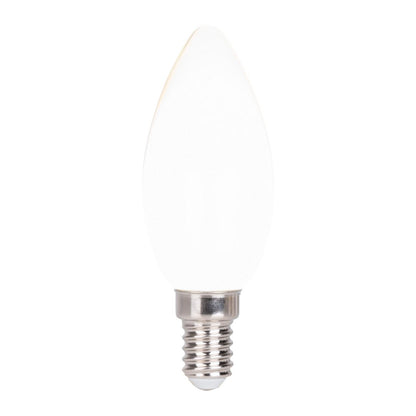 LED-kaarslampen (6-delig) - E14, 4W, Opaalglas