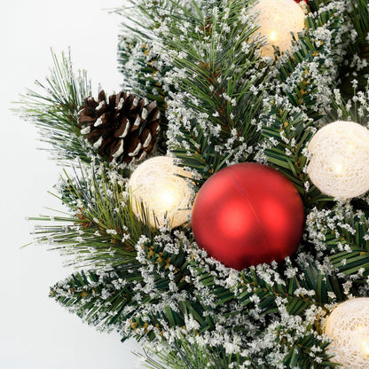 Kerstkrans Kaprun Verlicht Groen - Ø 45 cm