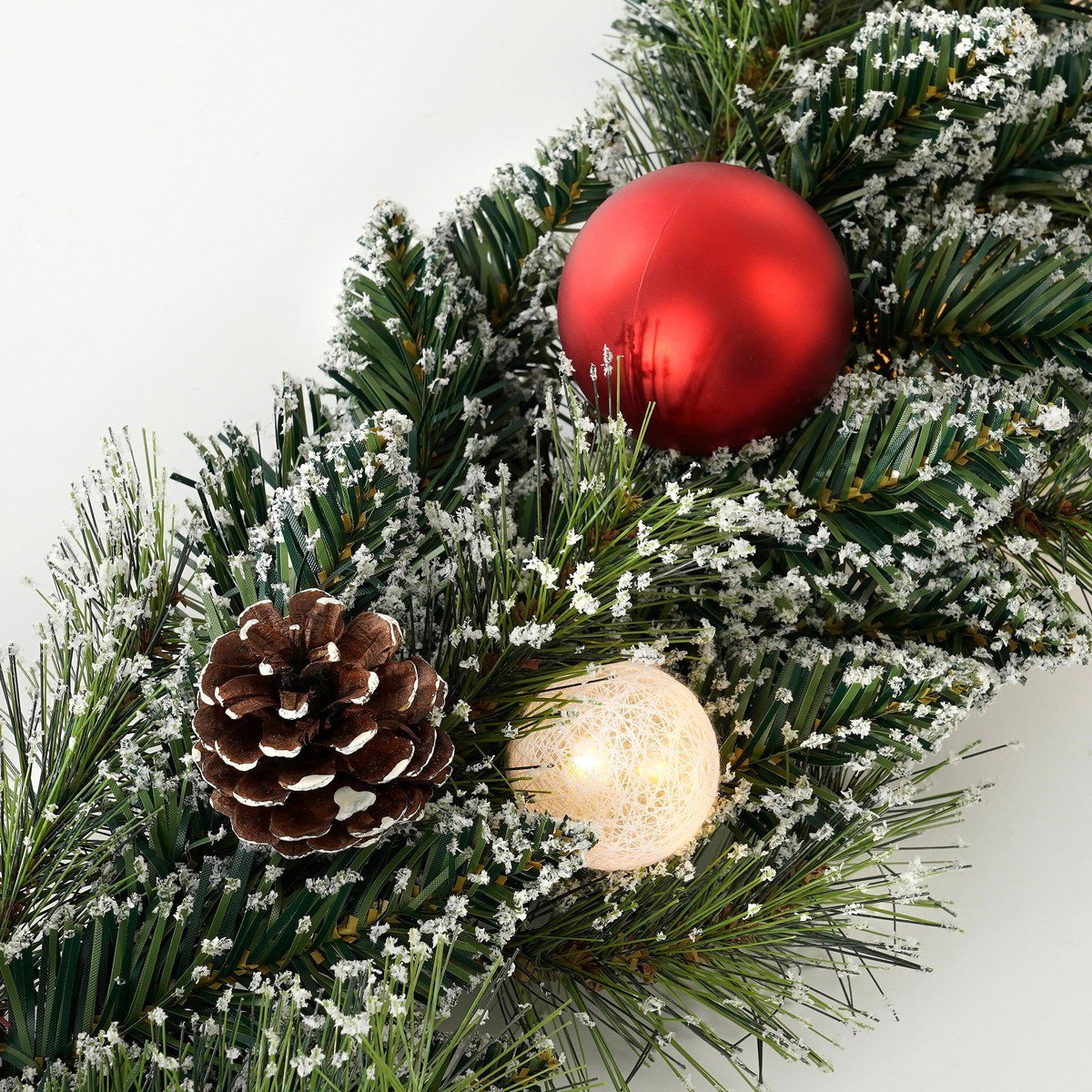 Kerstslinger Kaprun Verlicht Groen - 180 cm