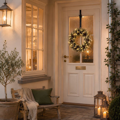Kerstkrans Vandans Verlicht Groen - Ø 60 cm