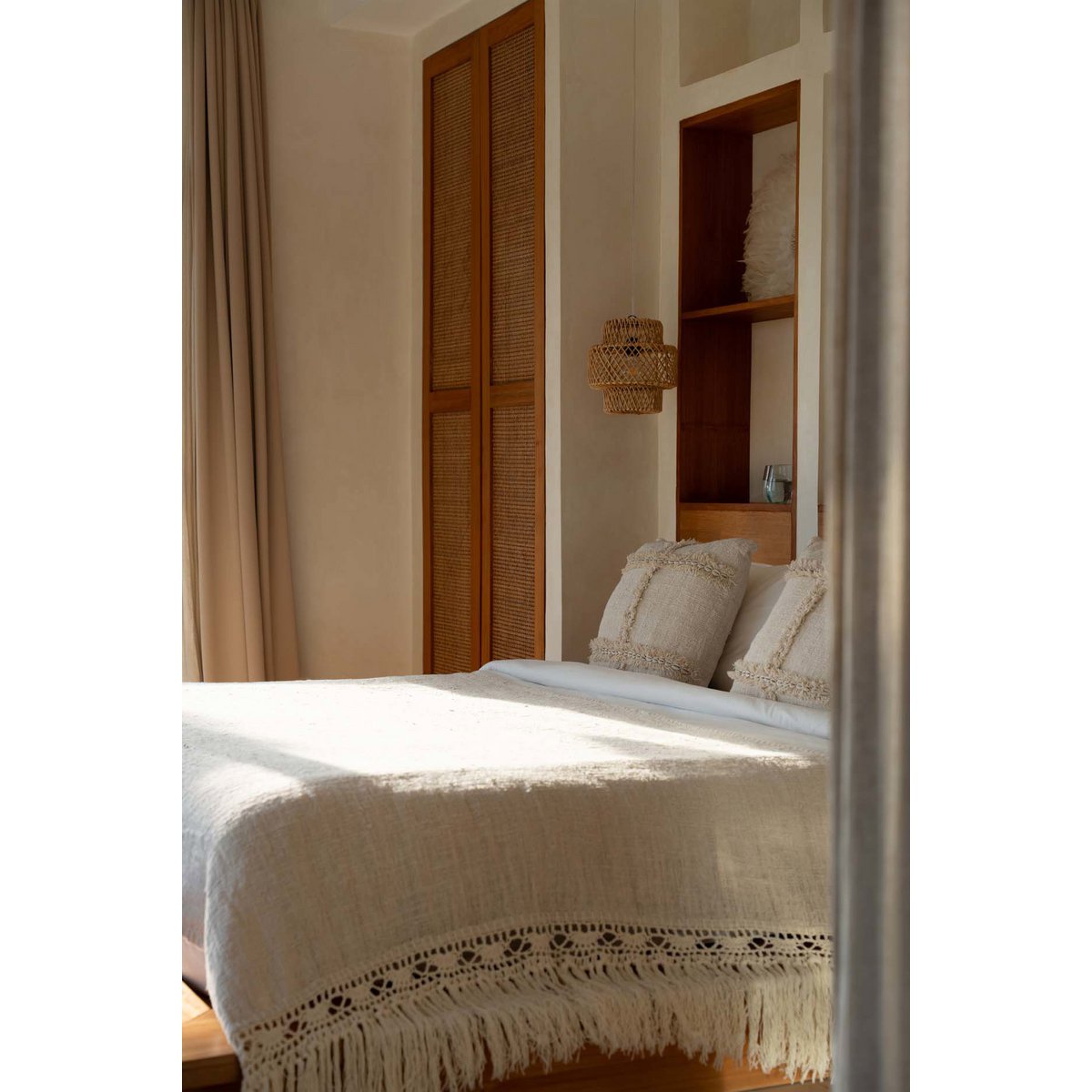 Bedsprei Gypsy naturel