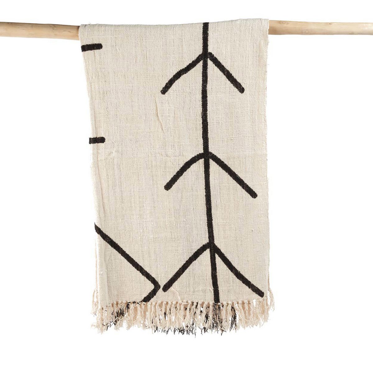 Bedsprei The evil eye zwart