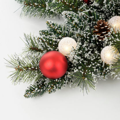 Kerstkrans Kaprun Verlicht Groen - Ø 90 cm