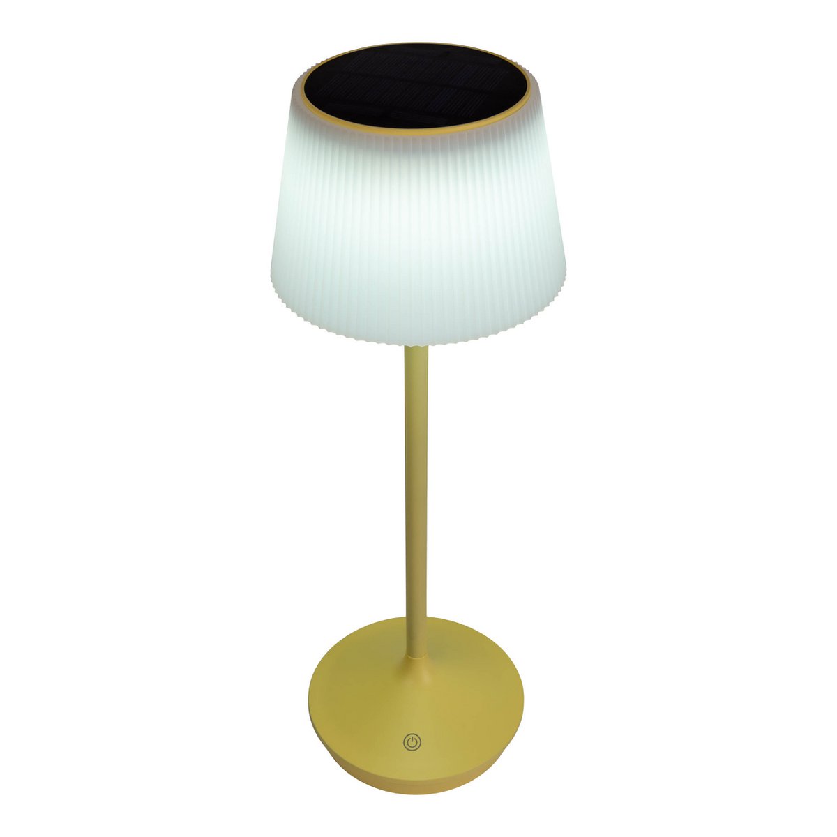 Solar Tafellamp Emmi Geel/Wit - 38 cm (Dimbaar)