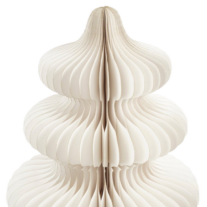 Decoratieve Kerstboom Papier Wit - 152 cm
