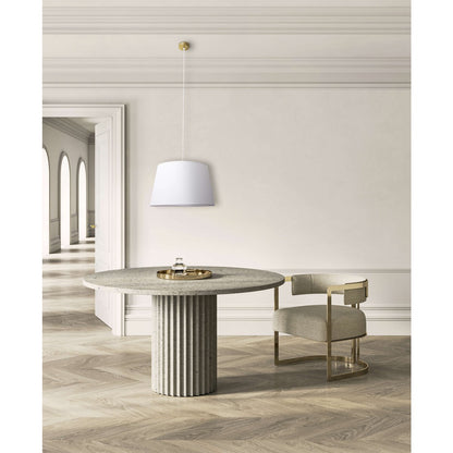 Hanglamp Bologna Beige/Messing
