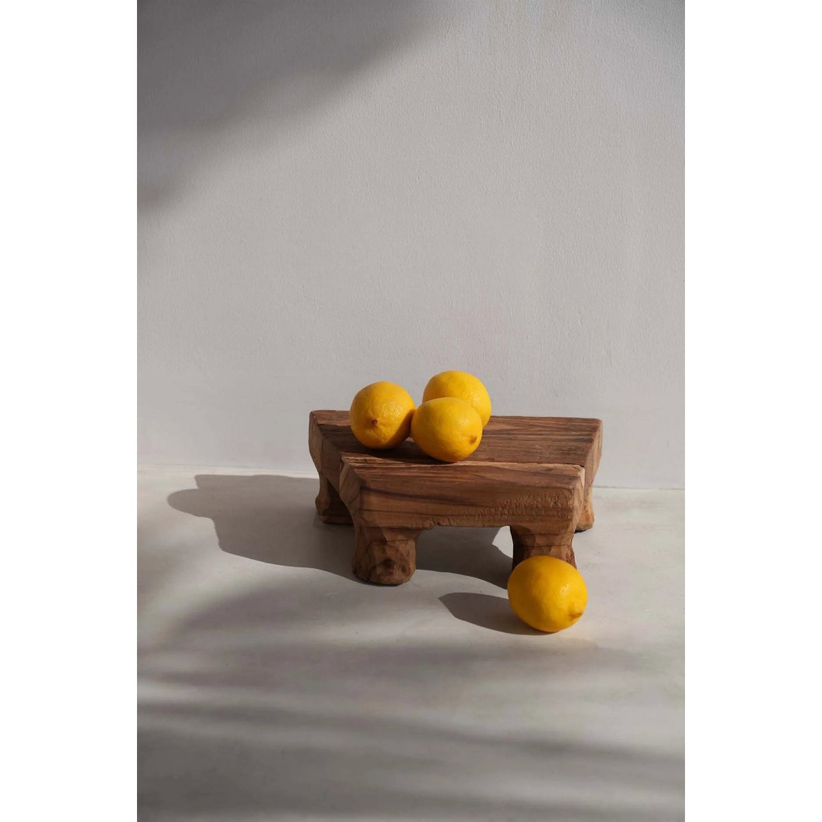 Teakhouten dienblad naturel