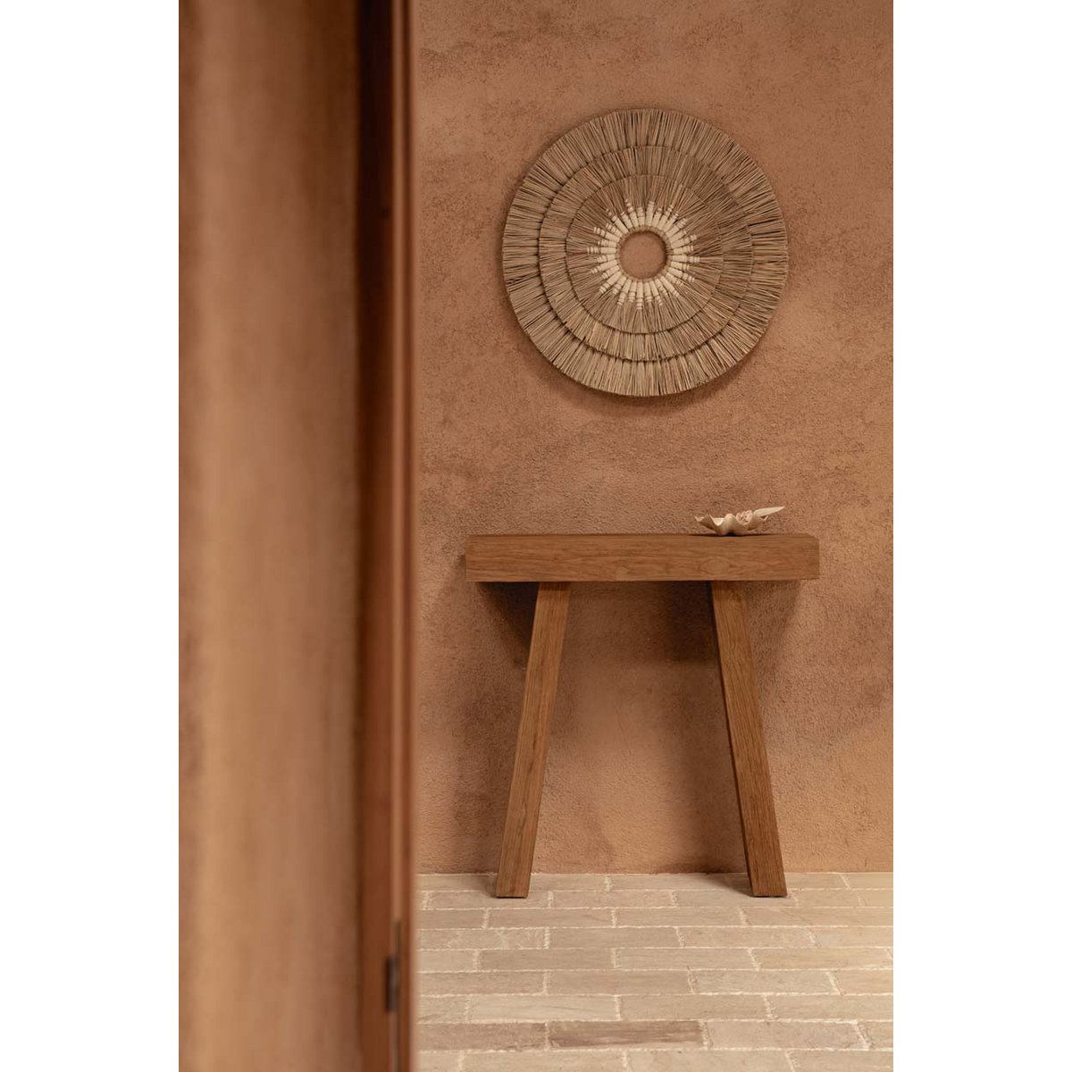 Teakhouten consoletafel Stance naturel