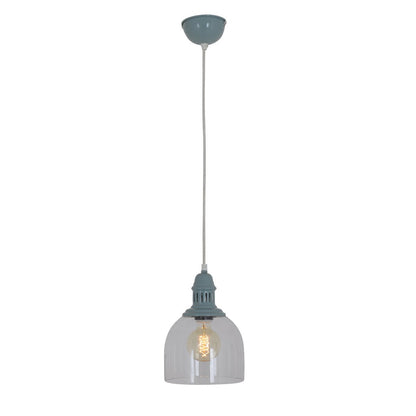 Glazen Hanglamp Mumbai Groen (E27)