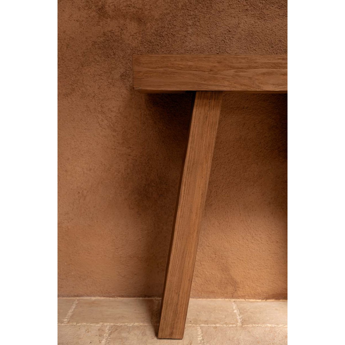 Teakhouten consoletafel Stance naturel