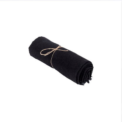 Linnen tafelkleed Elegant zwart - 150 x 200 cm - OutHome