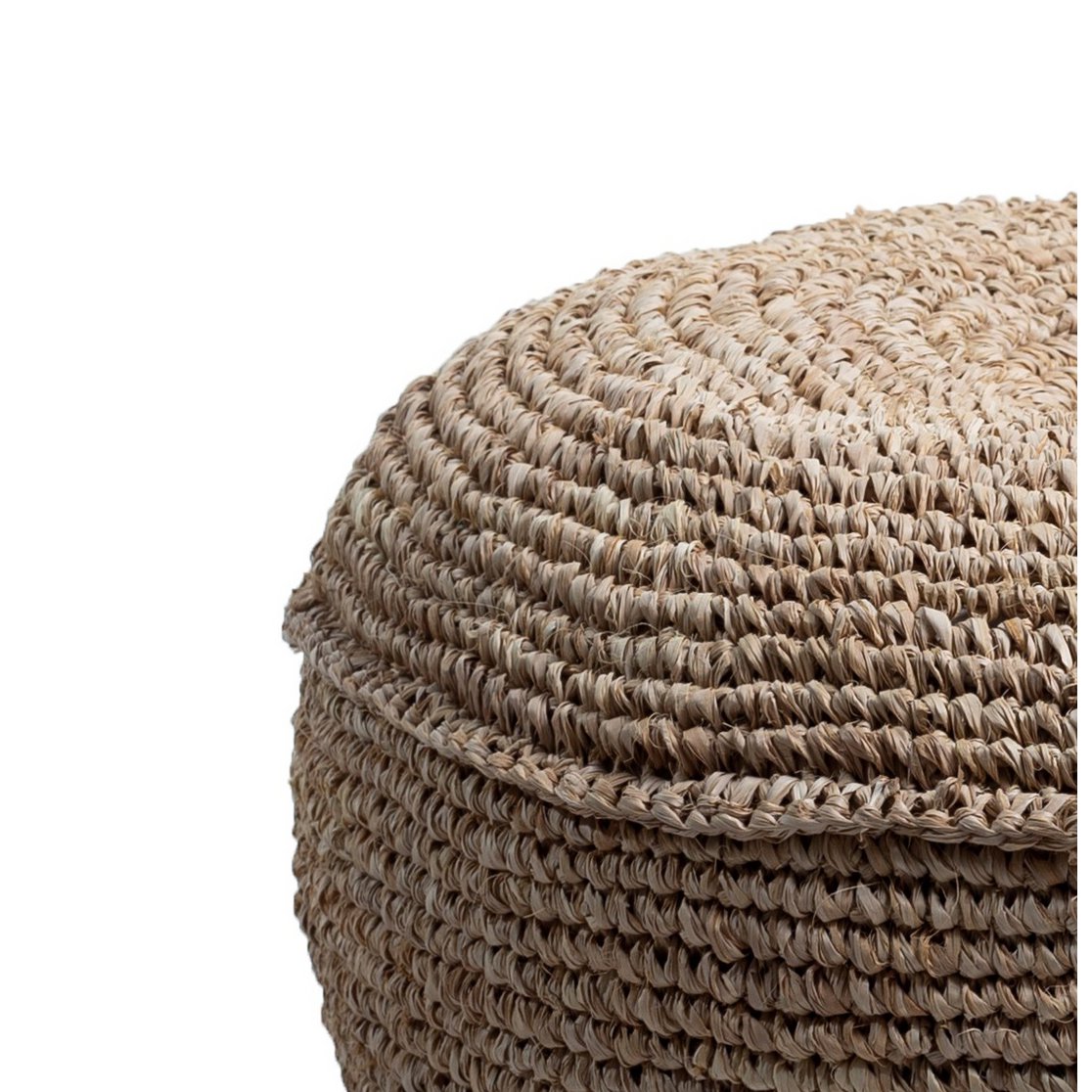 Poef Telu Raffia (2 maten)