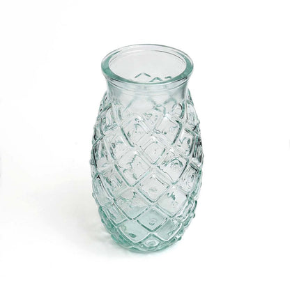 Glazen vaas Ananas blauw