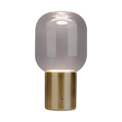 Snoerloze Tafellamp Albero Messing/Glas - 25 cm (Touch)