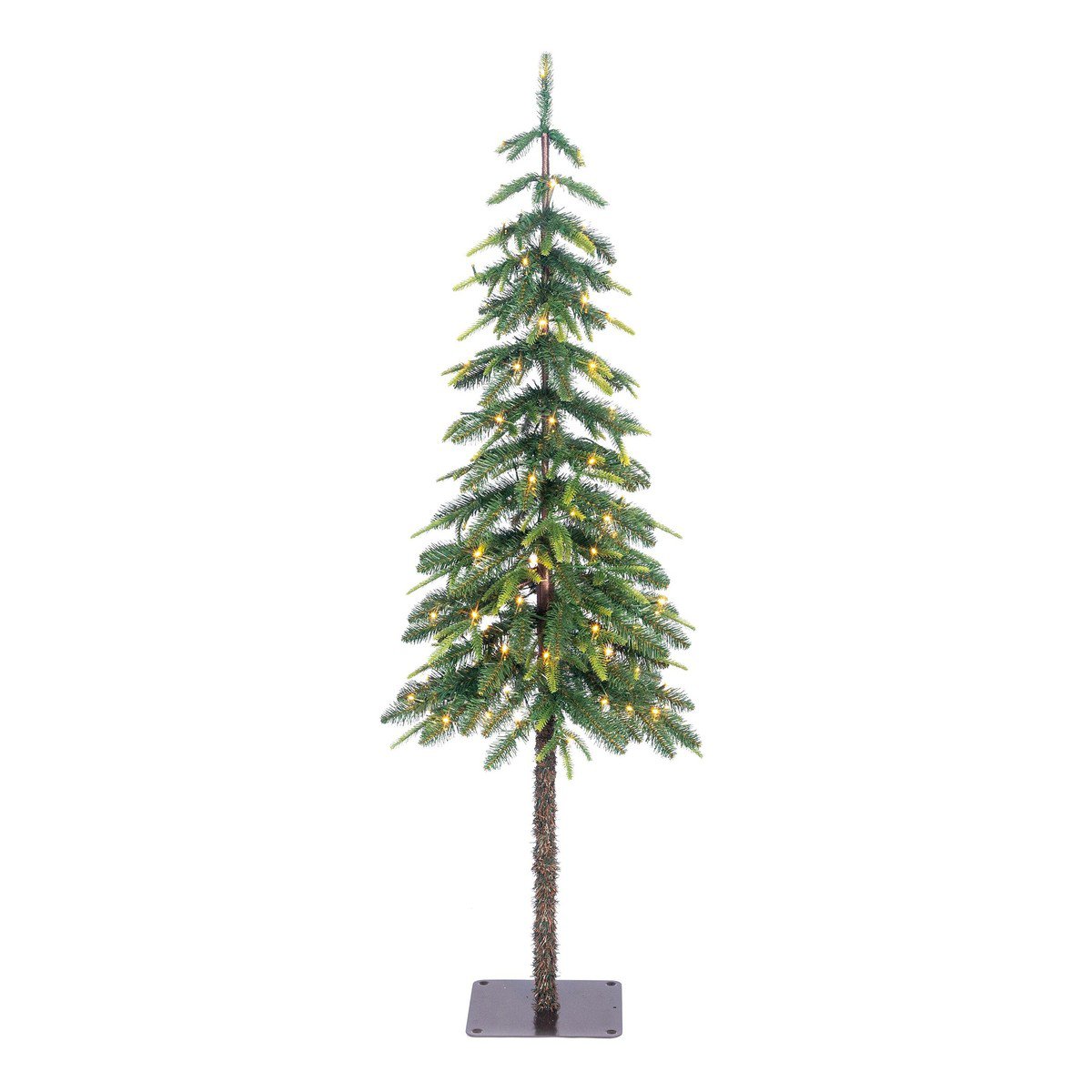 Kunstkerstboom Lodge Verlicht Groen - 155 cm