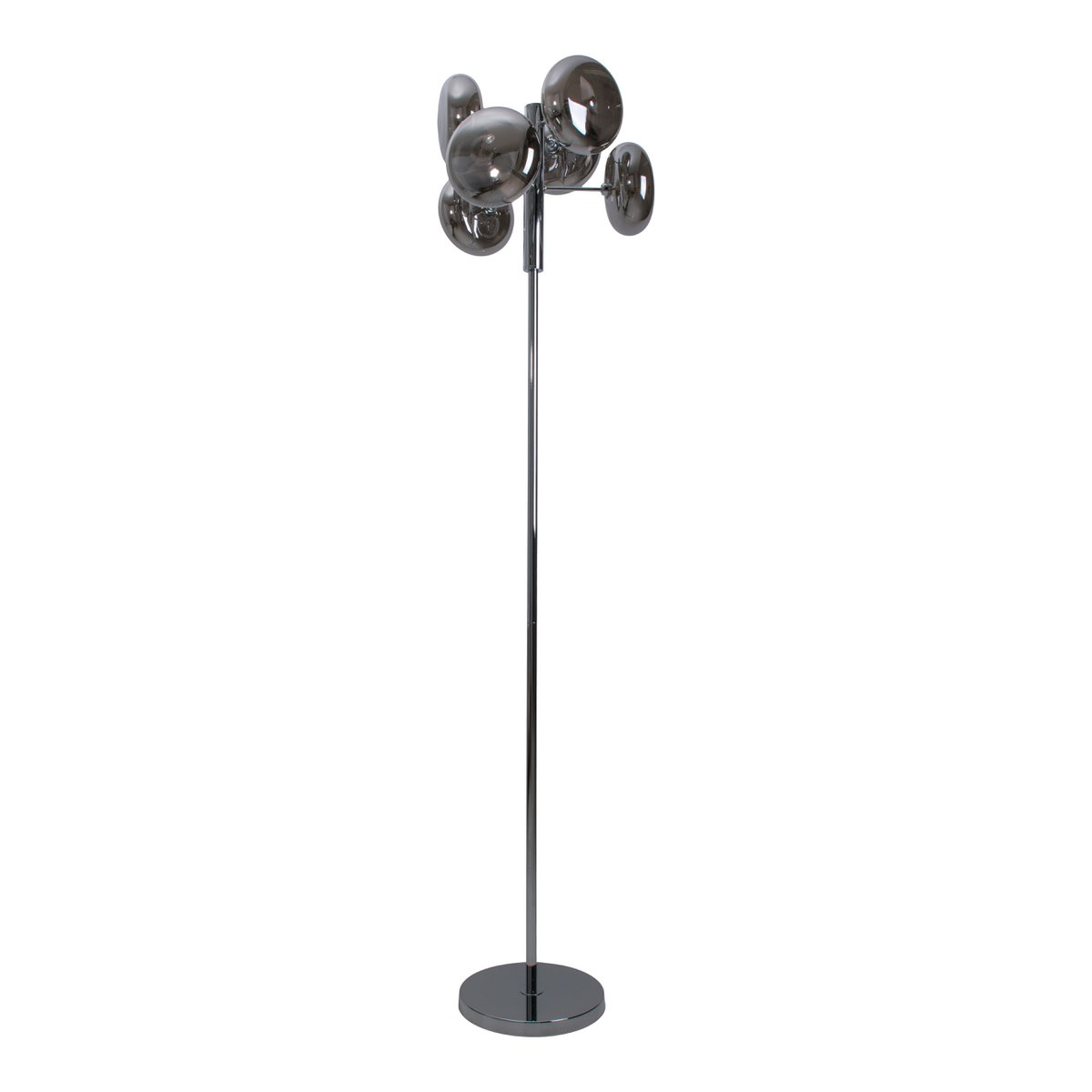 Vloerlamp Orion Rookglas