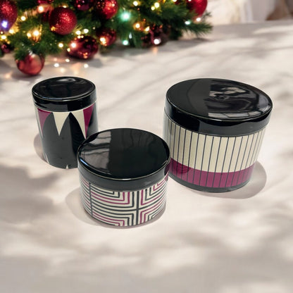 Keramische doos A-stijl en B-stijl (set van 2)