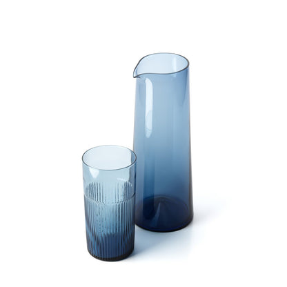 Glazen karaf Azure blauw
