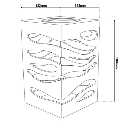 LED Solar Deco Hilda Goud - 20 cm