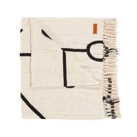Bedsprei The evil eye zwart
